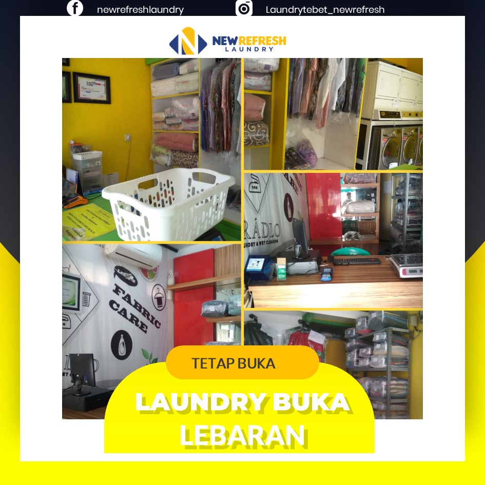 New Refresh Laundry buka saat lebaran2020